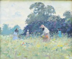BAILEY DUDLEY 1931,Picking Wildflowers,Halls GB 2023-10-31