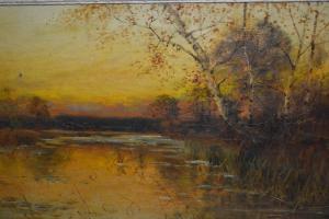 BAILEY E,Sunset river landscape,Lawrences of Bletchingley GB 2016-09-06
