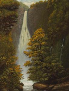 bailey edward 1814-1903,Falls of Hanapepe, Kauai,1887,Bonhams GB 2009-11-23