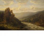 BAILEY GRIFFIN Thomas 1850-1899,Landscape with Rapids,William Doyle US 2013-10-16