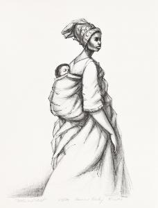 BAILEY Herman Kofi 1931-1981,Mother and Child,1973,Swann Galleries US 2023-04-06