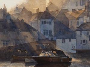 Bailey Jennifer,Sunlight Through Mist, Polperro,1999,Simon Chorley Art & Antiques GB 2017-11-22