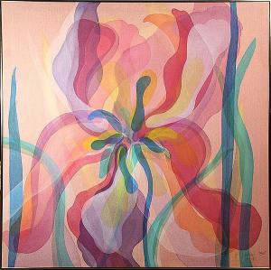 BAILEY Jo,Color Field Iris,1985,Clars Auction Gallery US 2015-03-21