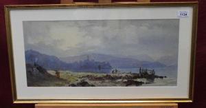 BAILEY John William 1831-1914,coastal shore view with figures,Reeman Dansie GB 2013-02-12