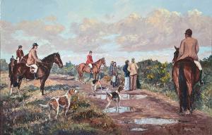 BAILEY Nancy 1913-2012,Cubbing with the Four Burrow on Lanner Moor,David Lay GB 2024-04-11
