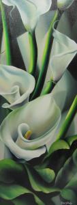 BAILEY Peter James 1951,Still Life of Lillies,David Duggleby Limited GB 2017-09-15