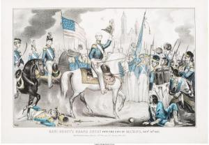 BAILLIE J.M 1900,Genl. Scott's Grand Entry into the City of Mexico,1848,Heritage US 2017-06-10