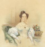 BAILLY C.S. 1800-1800,Vornehme Dame in Biedermeiergewand,1821,Winterberg Arno DE 2019-05-18