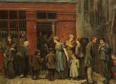 BAILLY Leon Charles Adrien 1826-1871,In Front of the Pub,Clars Auction Gallery US 2014-02-16