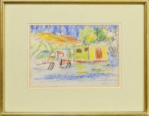 BAIN Donald 1904-1979,HOUSEBOATS, LOCH LOMOND,1972-73,McTear's GB 2023-11-09