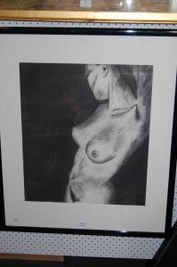 BAINER A,Charcoal nude study,Vickers & Hoad GB 2009-07-05