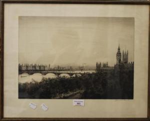 BAIRD Johnstone 1800-1900,Westminster Bridge,Rowley Fine Art Auctioneers GB 2020-08-29