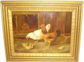 BAIRD Victor 1857-1924,Cockerel hen and chicks,Bonhams GB 2010-12-01