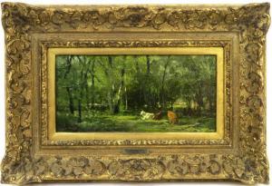 BAISCH Hermann 1846-1894,Kühe im Wald,Scheublein Art & Auktionen DE 2021-09-24