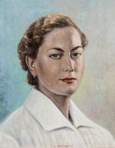 BAIXAS GARRATE Juan 1800-1900,Retrato de dama,1964,Duran Subastas ES 2016-09-21