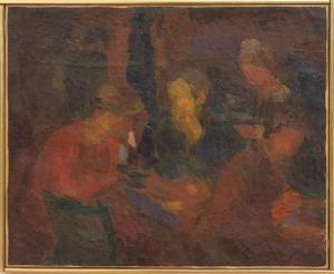 BAIZERMAN Eugenie 1899-1949,Cafeteria,1933,Stair Galleries US 2017-03-24