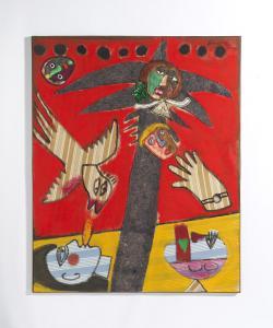 BAJ ENRICO # CORNEILLE GUILLAUME,L'HEURE DE MATELAS,2000,Capitolium Art Casa d'Aste IT 2025-04-03