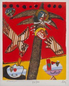 BAJ ENRICO # CORNEILLE GUILLAUME,Senza titolo,2001,Boetto IT 2022-09-05