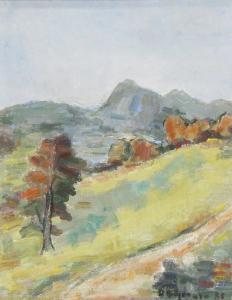 BAJENARU Dan 1900-1988,Landscape,1985,Alis Auction RO 2009-03-28