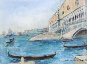 BAJENARU Dan 1900-1988,Venice Landscape,1970,Artmark RO 2023-11-15