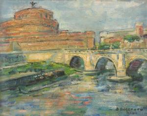 BAJENARU Dan 1900-1988,View from Castle Sant'Angelo,Artmark RO 2023-01-18