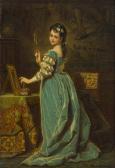 BAKALOWICZ Wladyslaw 1833-1903,Lady in a Boudoir,Desa Unicum PL 2022-03-17