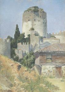 BAKER Bernard Granville 1870-1957,View of the Rumeli Hisari Fortress, Istanbul,Bonhams GB 2014-12-03