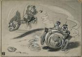 BAKER Bryant 1881-1970,PUCK motoring illustrations,Bonhams GB 2009-06-07