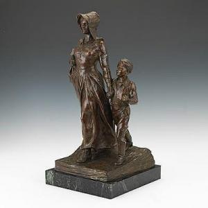 BAKER Bryant 1881-1970,The Pioneer Woman,1927,Aspire Auction US 2015-10-31