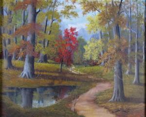 BAKER Clayson 1908-1975,Autumn Wooded Path,Wickliff & Associates US 2019-09-14