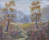 BAKER Clayson 1908-1975,Peaceful Autumn Path,Wickliff & Associates US 2019-11-23