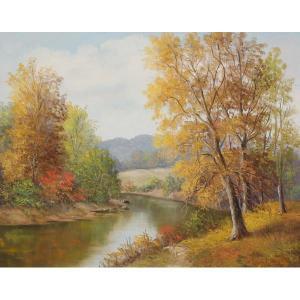 BAKER Clayson 1908-1975,Still Water,Ripley Auctions US 2012-12-01