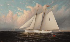 BAKER Elisha Taylor 1831-1890,New York Pilot Schooner "Centennial",William Doyle US 2023-05-03
