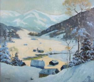 Baker George Herbert 1878-1943,Winter in the Valley,Wickliff & Associates US 2022-09-17