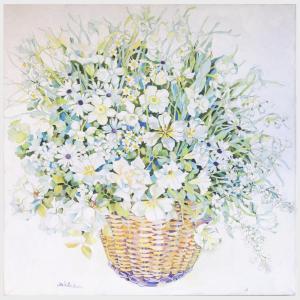 BAKER Jack 1925-2011,White Flowers,Stair Galleries US 2019-11-15