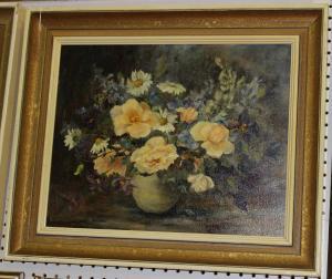 BAKER Joan E 1900-1900,Roses & Clematis,Tooveys Auction GB 2015-12-31