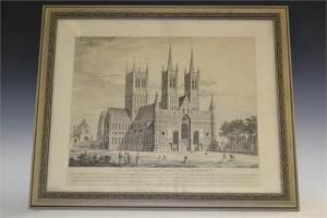 BAKER Joseph E. 1837-1914,The North West prospect of the cathedral,Bamfords Auctioneers and Valuers 2015-10-29