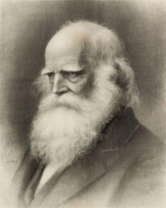 BAKER Joseph E. 1837-1914,William Cullen Bryant,1876,Barridoff Auctions US 2023-05-20