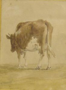 BAKER OF LEAMINGTON Thomas 1809-1869,a cow,Eastbourne GB 2009-03-19