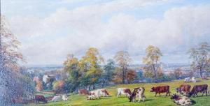 BAKER OF LEAMINGTON Thomas 1809-1869,From the Newbold Hill,1864,Mallams GB 2023-10-18