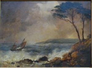 BAKER PYNE Thomas 1800-1870,A sailing ship in distress,Andrew Smith and Son GB 2017-05-16