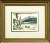 BAKER Ralph 1908-1976,Boat on the Lake Shore,Clars Auction Gallery US 2010-04-11