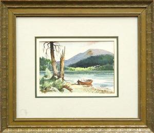 BAKER Ralph 1908-1976,Boat on the Lake Shore,Clars Auction Gallery US 2010-05-15