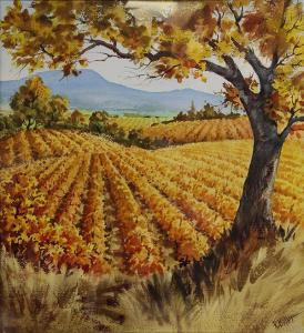 BAKER Ralph 1908-1976,Golden Vineyards,Clars Auction Gallery US 2015-10-18