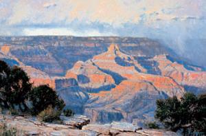 BAKER Robert Peter 1886-1940,April Sunset, Grand Canyon,Altermann Gallery US 2006-07-08