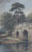 BAKER Samuel Henry 1824-1909,Bridge at Stoneleigh Park, inscribed verso,Gorringes GB 2010-03-24