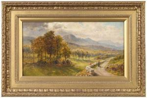 BAKER Samuel Henry 1824-1909,Moel Siabod, North Wales,Brunk Auctions US 2022-03-25