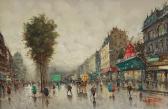 baker smith john 1900-1900,PARISIAN STREET SCENE,Burchard US 2012-10-21