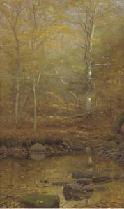 BAKER William Bliss 1859-1886,A quiet pond,Christie's GB 2004-03-03