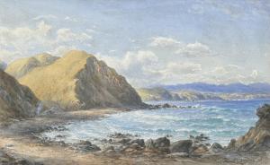 BAKER William George 1864-1929,Near Sinclair Heads,International Art Centre NZ 2024-03-05